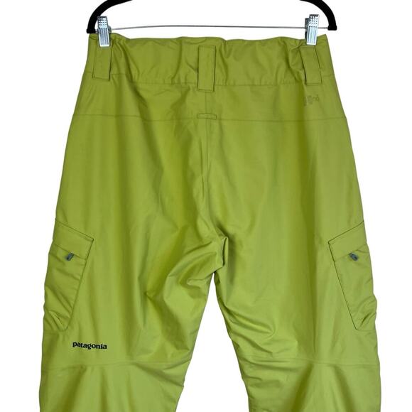 Patagonia Mens M SnowShot Pants H2no Waterproof Peppergrass Green Light Stains - Picture 5 of 16